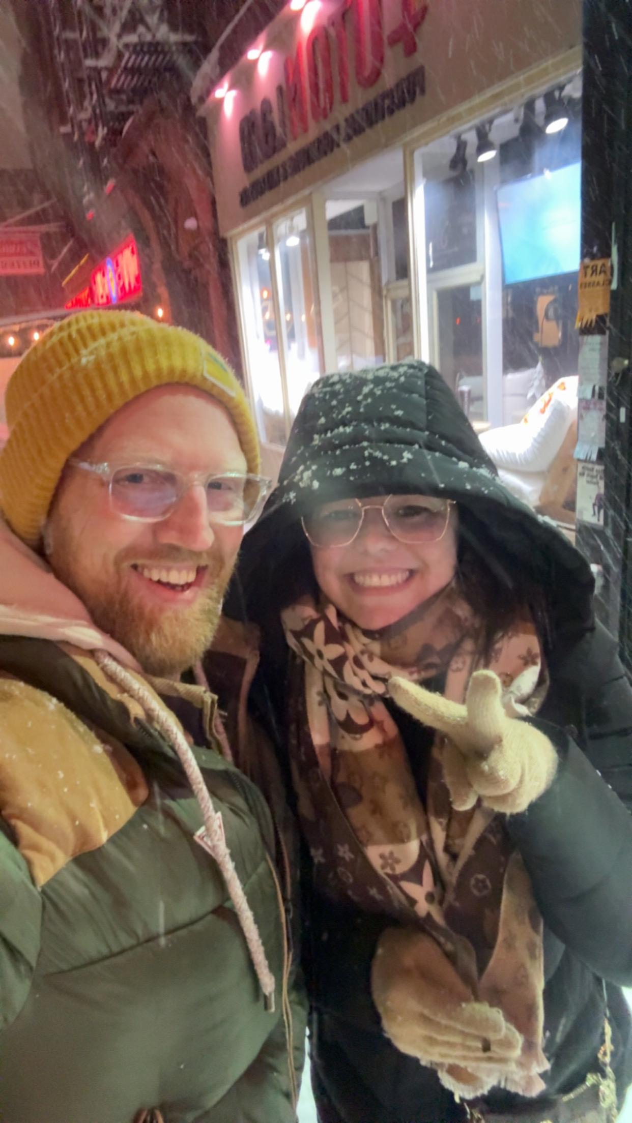 Stelsey nyc snow