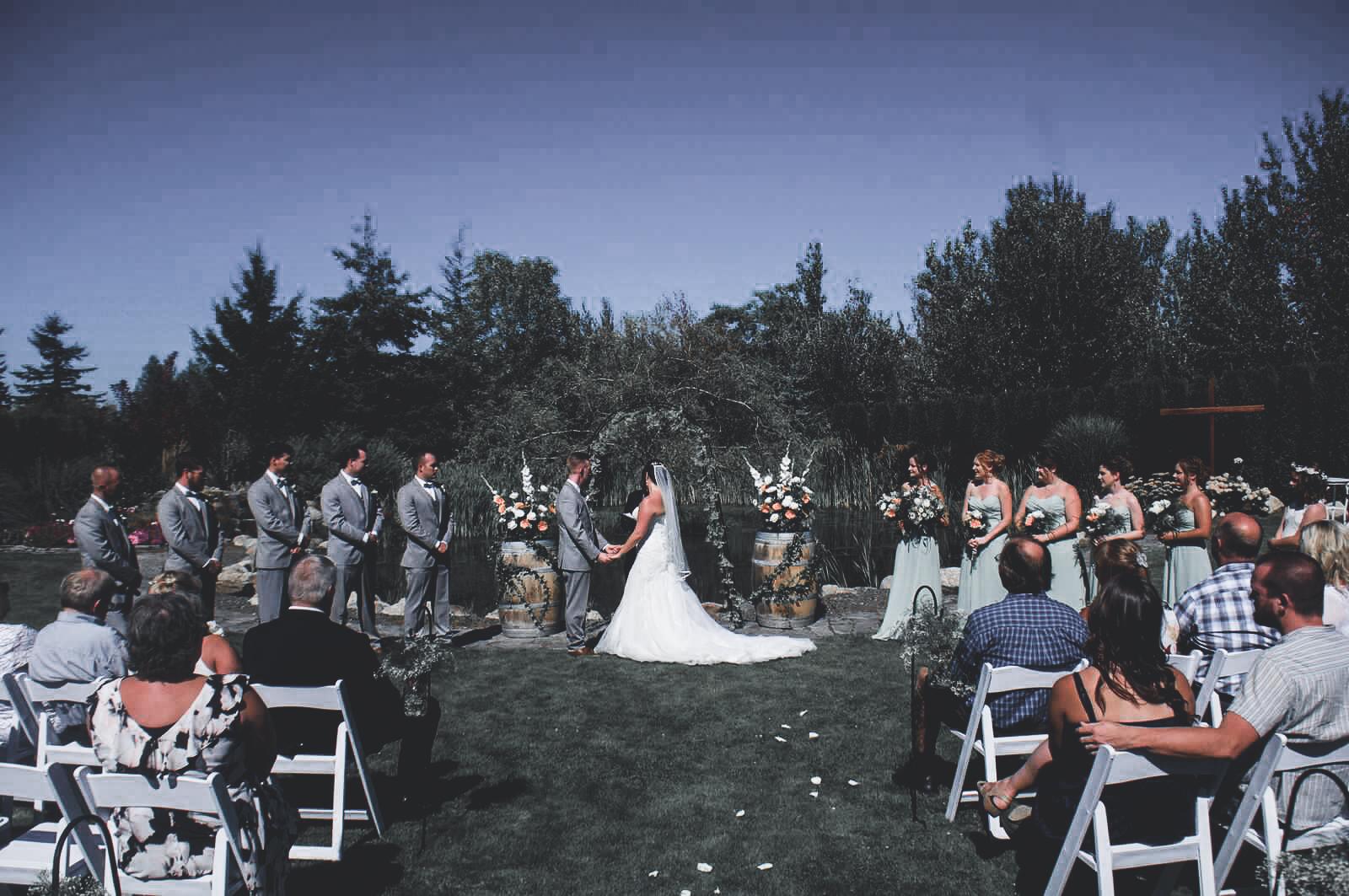 Stelsey weddin alter full party